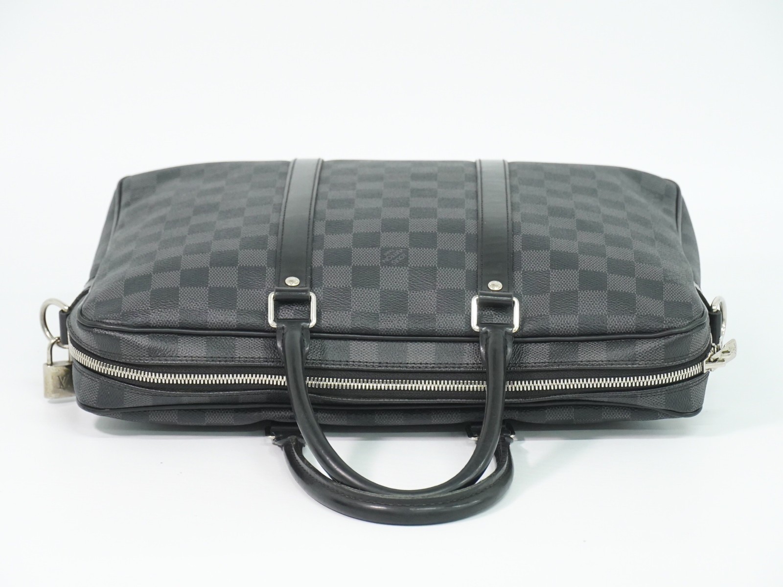 Louis Vuitton Porte Documents Voyage PM N41478 Damier Graphite Business Bag