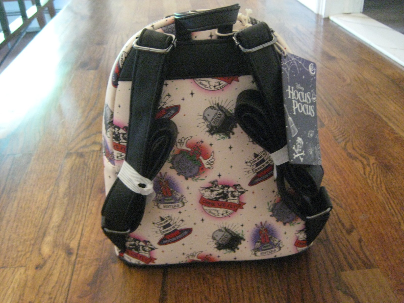 Loungefly Disney Hocus Pocus Tattoo Icons Mini Backpack Wallet Set! Binx
