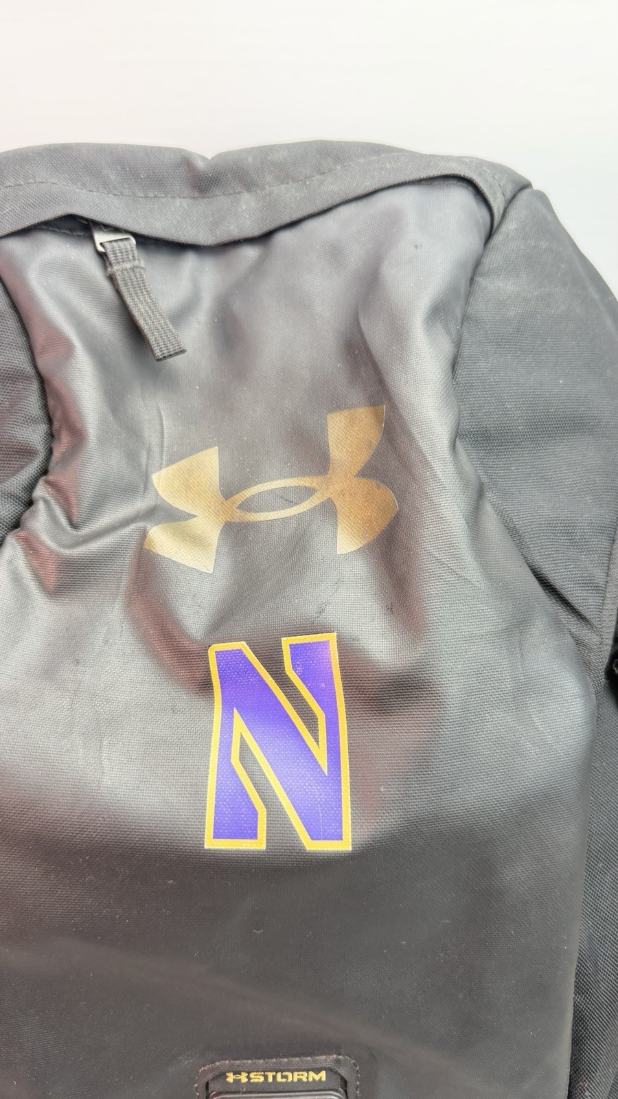 Custom Northwestern Under Armour – Contain Backpack Black 34L