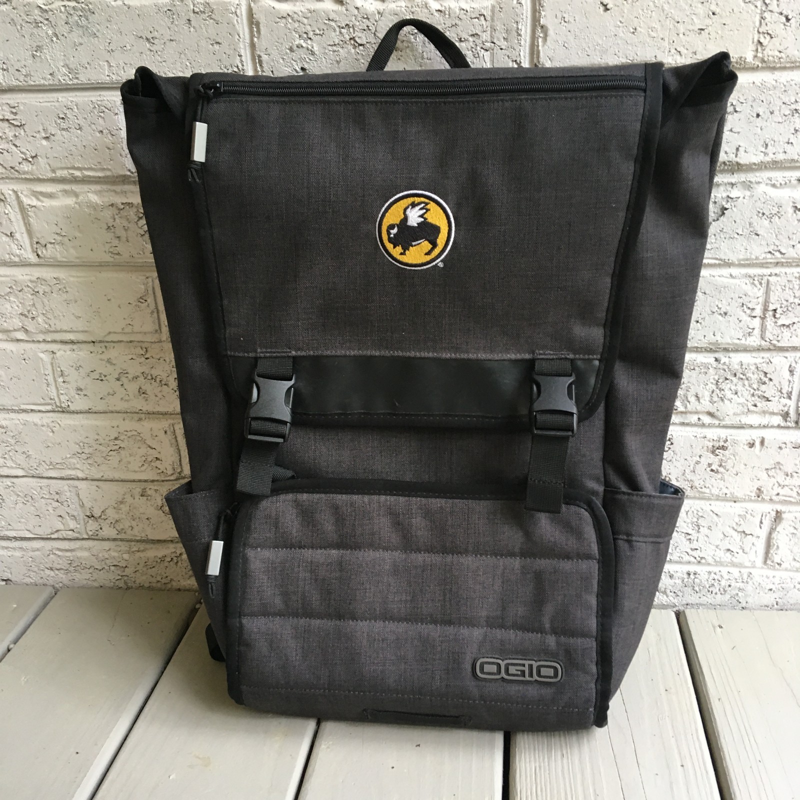 OGIO Buffalo Wild Wings Insulated/Padded Black Backpack. Great Condition.