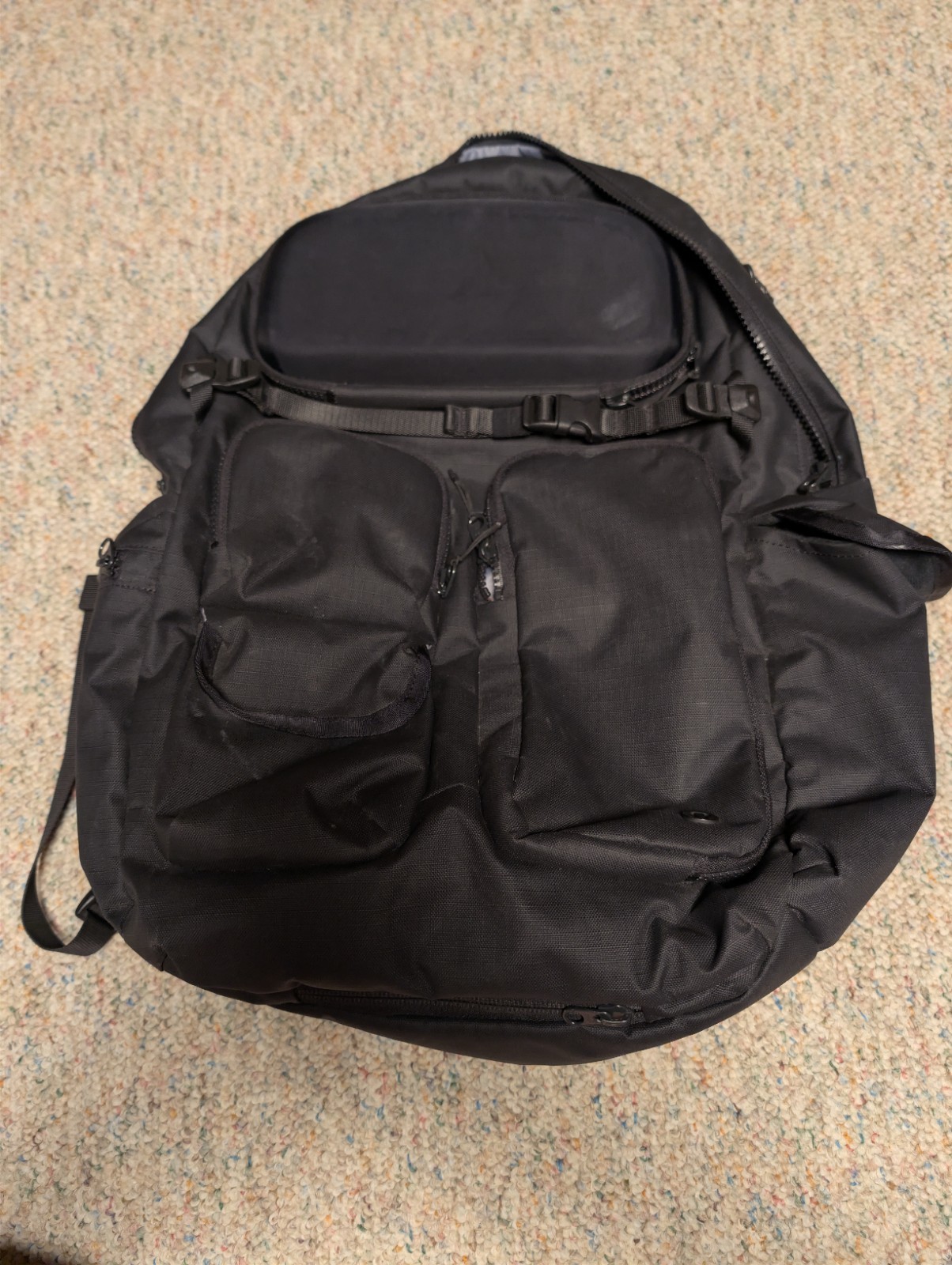Lululemon Cruiser Backpack Black Plaid 23L Travel Commute Work Commute