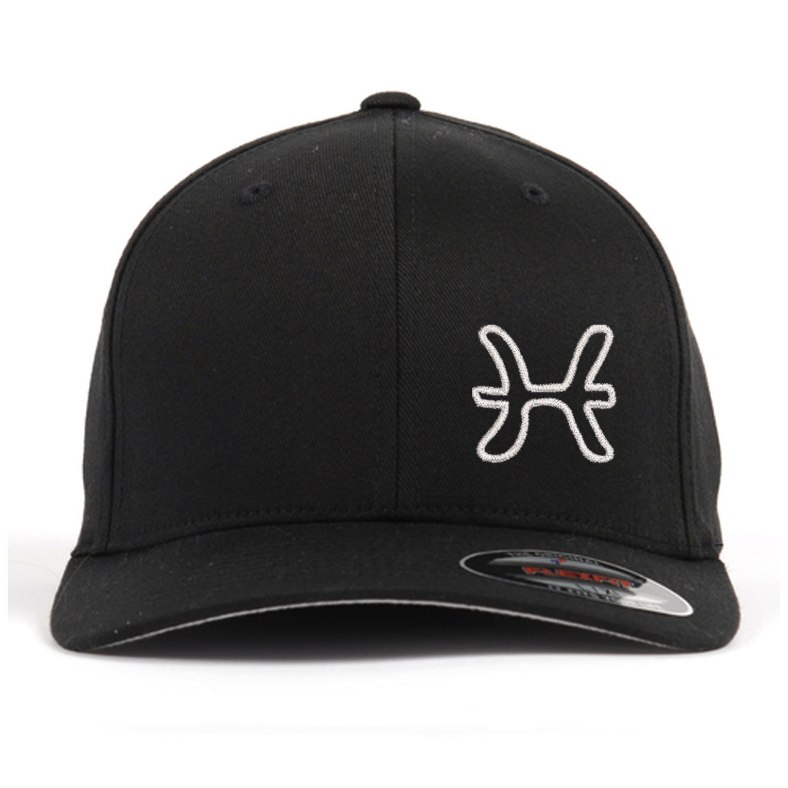 Zodiac Sign Pisces Embroidered flex fit fitted baseball cap