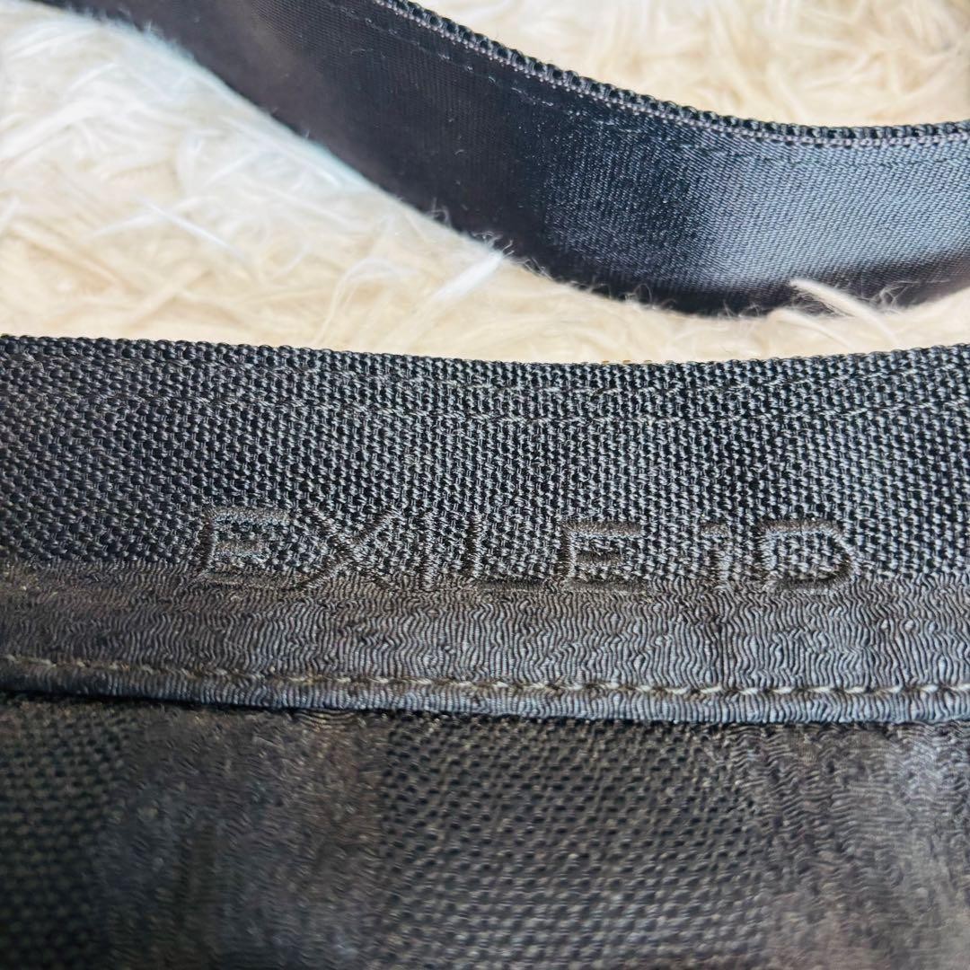 Authentic PORTER x EXILE iD Shoulder Bag Black Men’s Leather 23cm x 39cm x 9cm D