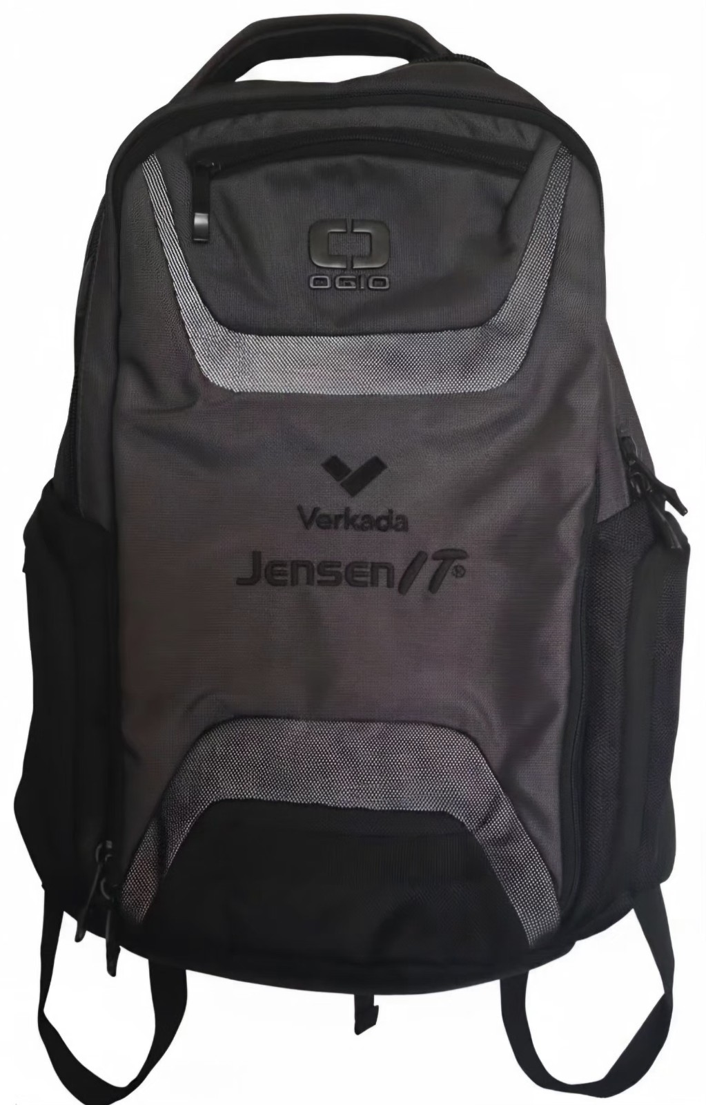 OGIO Tech Backpack Gray Laptop Bag Travel Charging Port Pouch Commuter Work Men