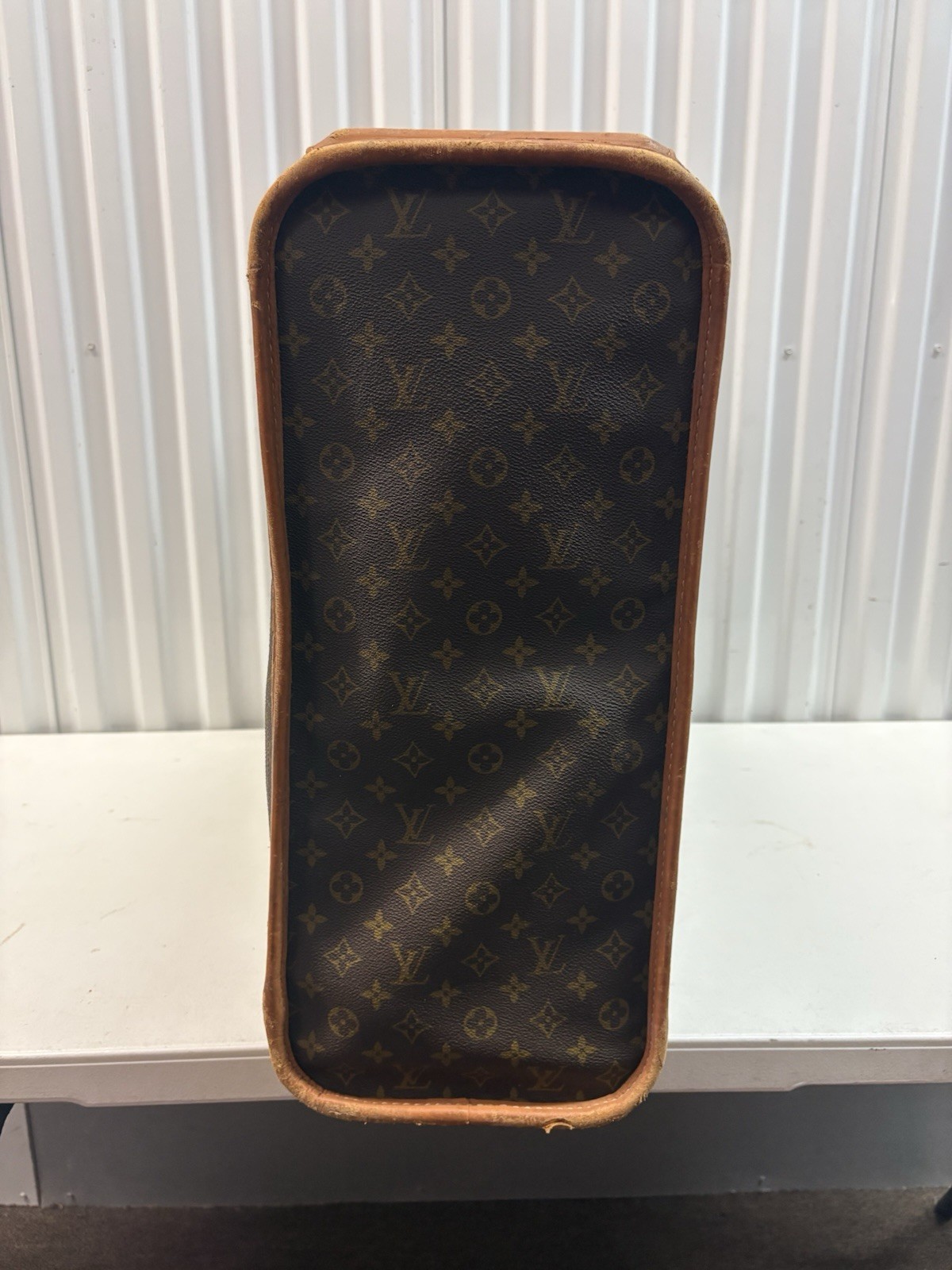 Vintage Louis Vuitton Monogram Garment Bag Suit Carrier Travel Case w Keys