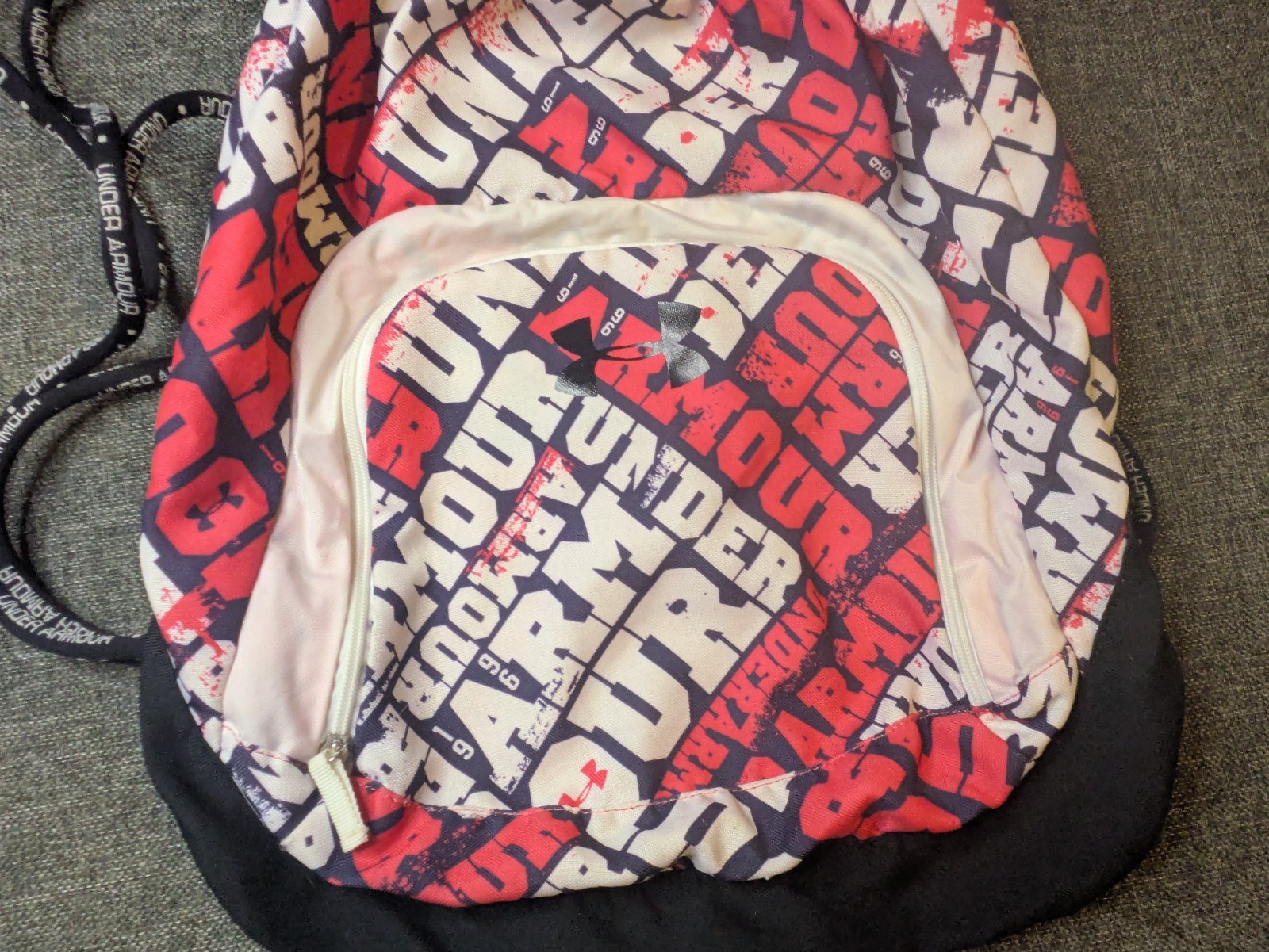 Under Armour Undeniable Drawstring Bag Backpack Travel Gym Multicolor Pockets
