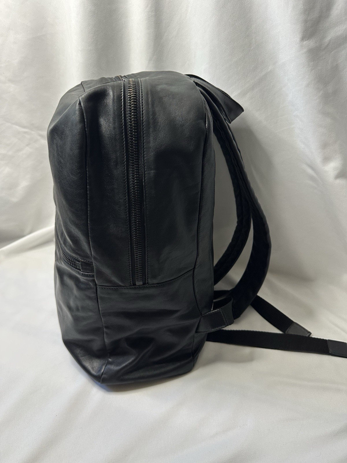 Common Projects Brand Black Leather Backpack Bag – RARE
