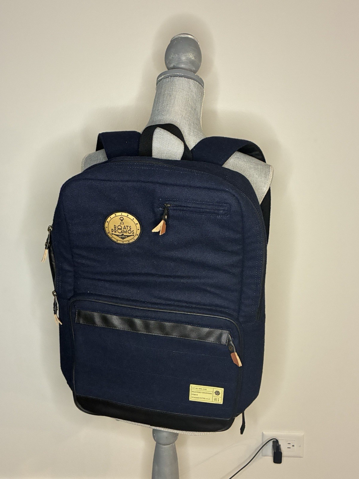 HEX Navy Blue Unisex Backpack
