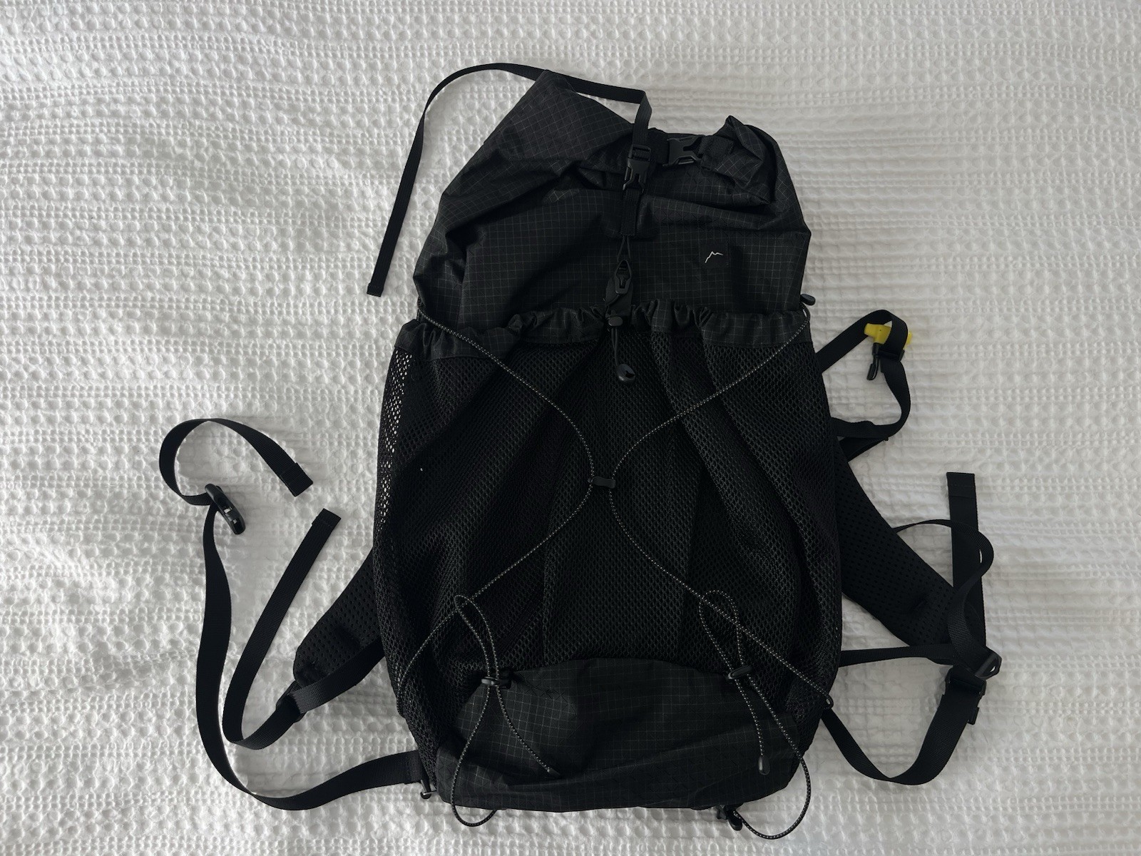 Cayl Hiking Brand Black Gaya Rolltop Backpack