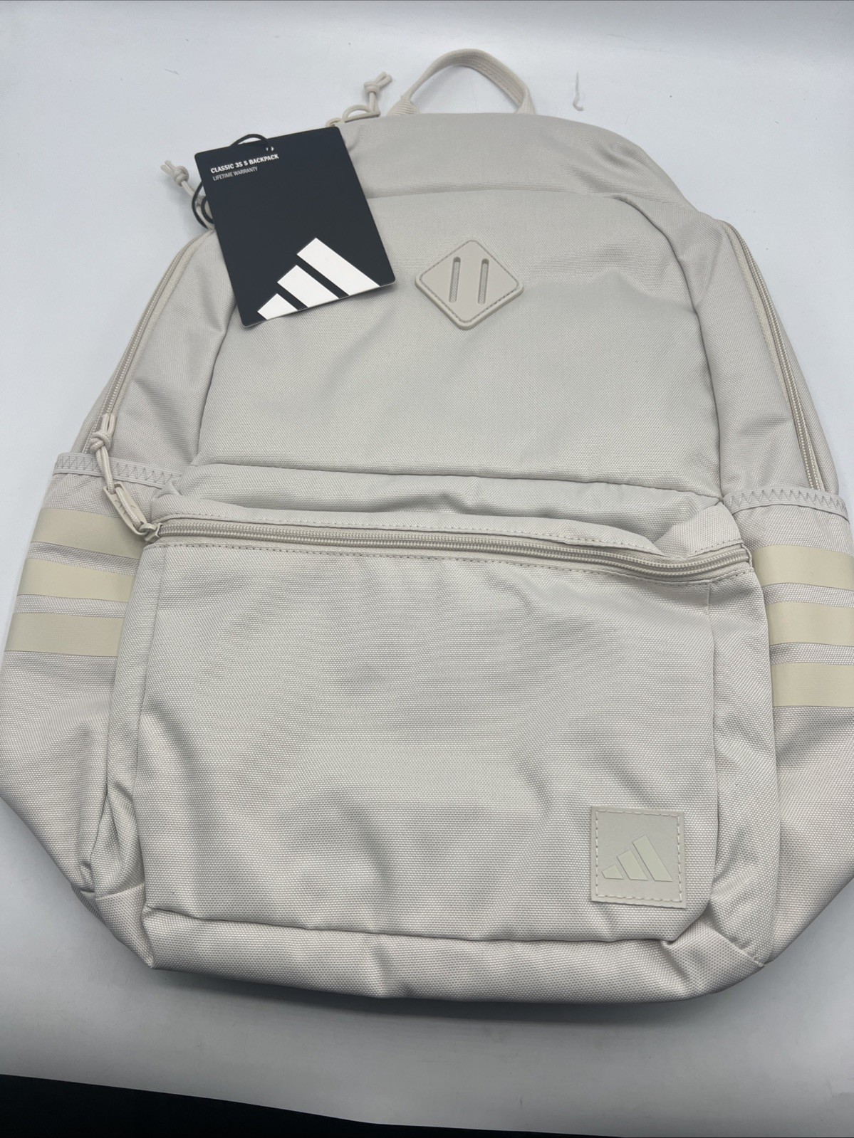 Adidas Classic 3 S5 Backpack Bookbag Laptop Bag Jk3399 Alumina/Grey NWT