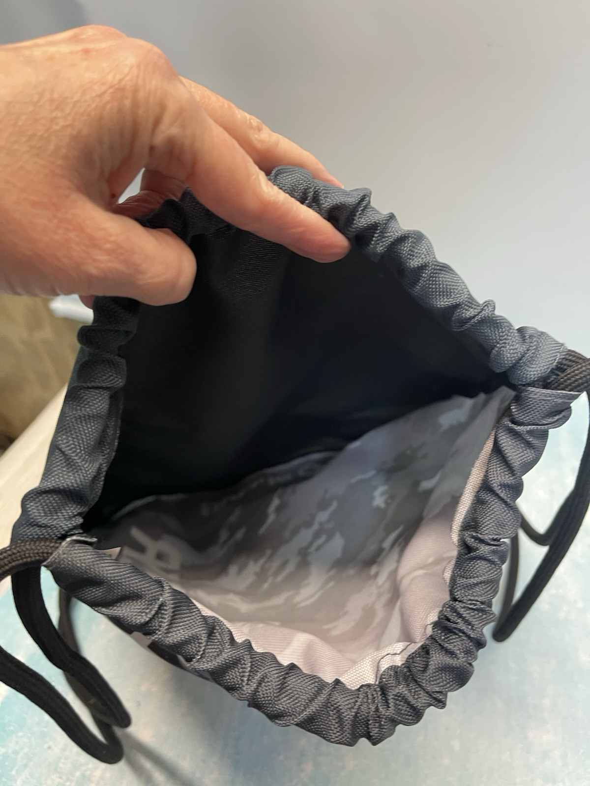 Mens Buckle Howitzer Drawstring Bag For Shoes Gym Clothes Beach