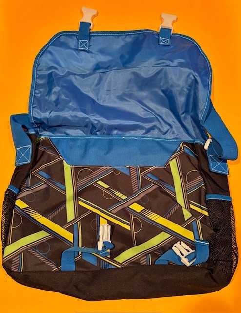 EMBARK Technicolor Messenger Bag, Medium-Sized, NEW WITH TAGS, FREE SHIPPING
