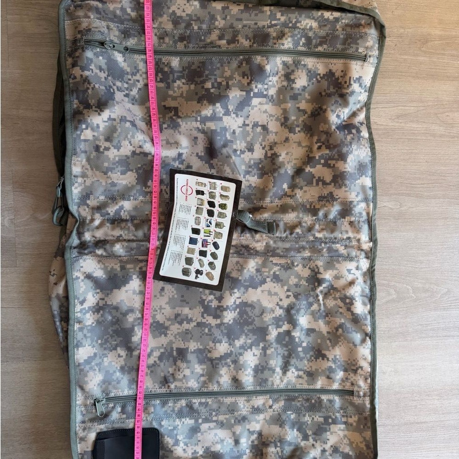 Flying Circle bag. Military Digital Camo Garment Bag – Urban ACU Camo