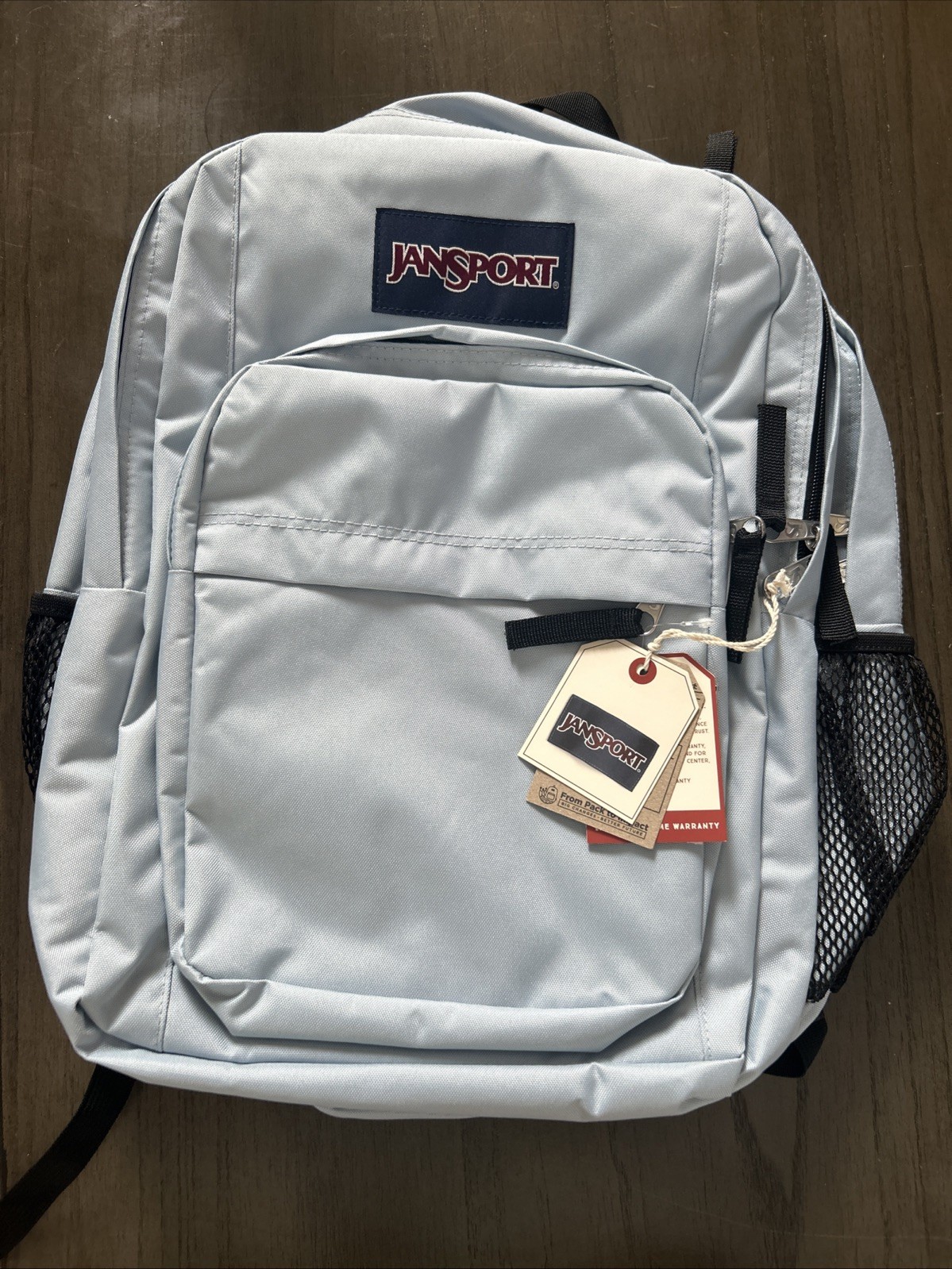 JanSport Big Plans Backpack Blue Dusk 34L JS0A89857G7 NWT