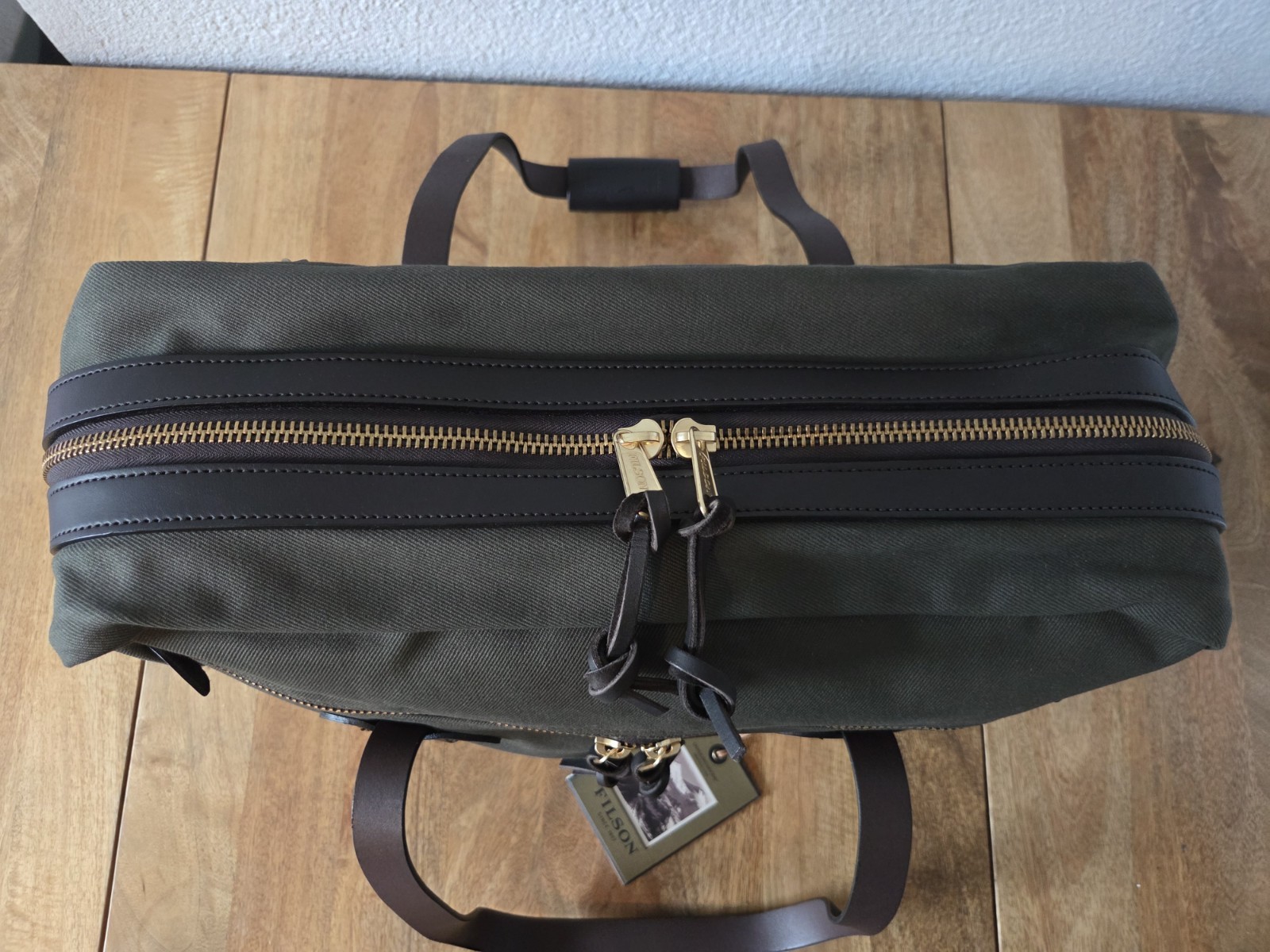 Filson Small Rugged Twill Pullman Suitcase | NWT | Otter Green | Made in USA
