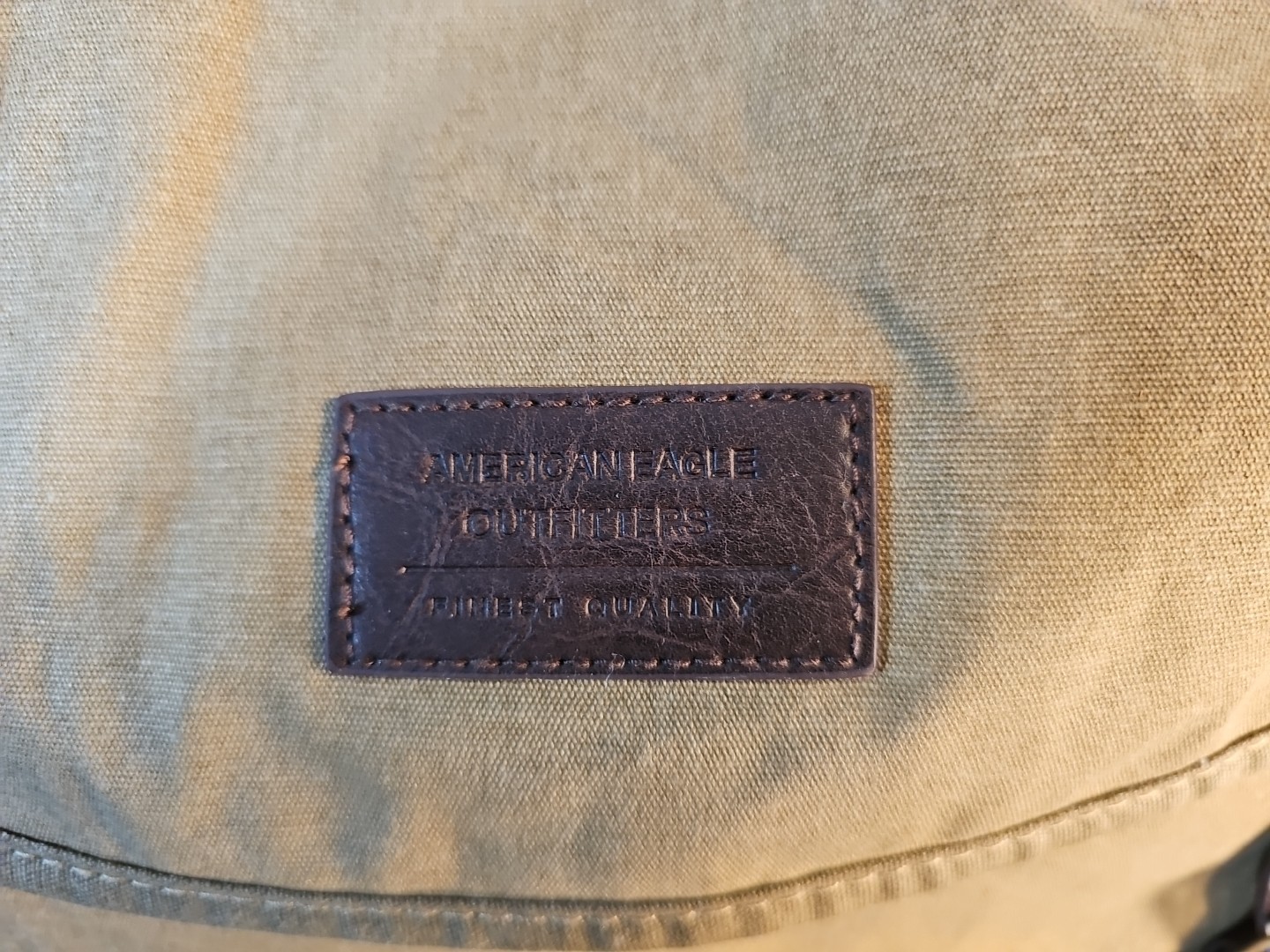 American Eagle Outfitters EUC VTG Canvas Laptop Messenger Bag Briefcase Satchel