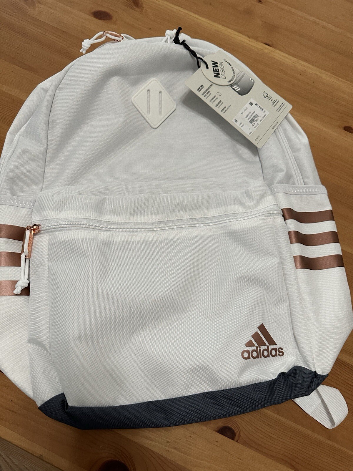 Adidas classic 3s 5 backpack White/Gold Onix Grey