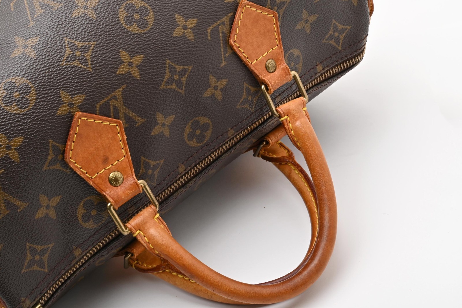 Louis Vuitton Monogram Speedy30 M41108 Boston Bag Hand Bag Brown