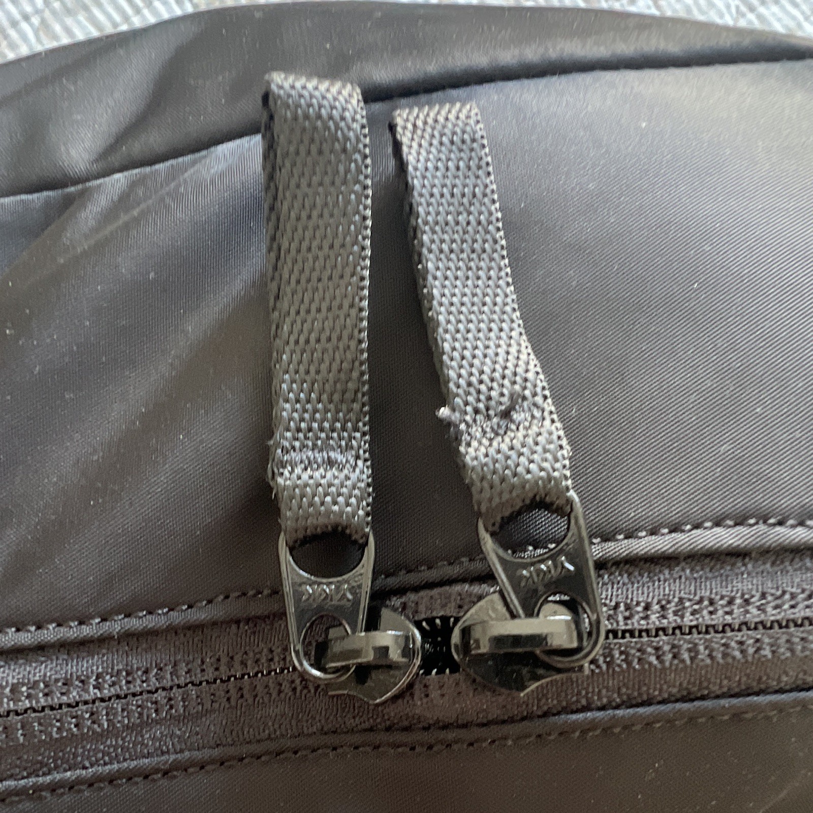 lululemon Black Large Backpack Zip Closure Top Handle Adjustable Straps Pockets