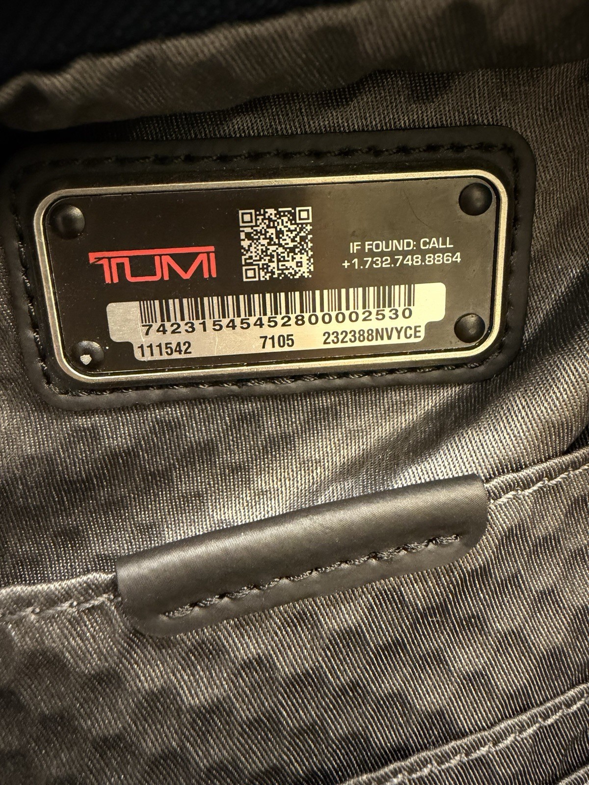 TUMI Alpha Bravo Navy Camo Roll Top Backpack 232388NVYCE
