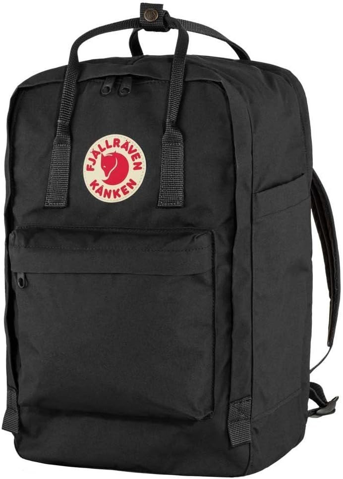 Fjallraven Kanken – Laptop Backpack, Black, 17″