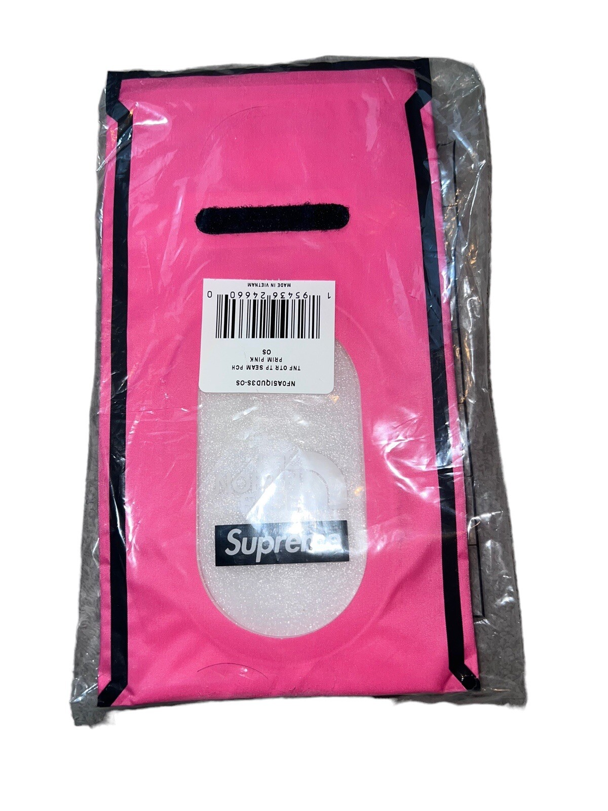 NWT SUPREME x The North Face Pouch Neon Pink Neck Strap Summit Series