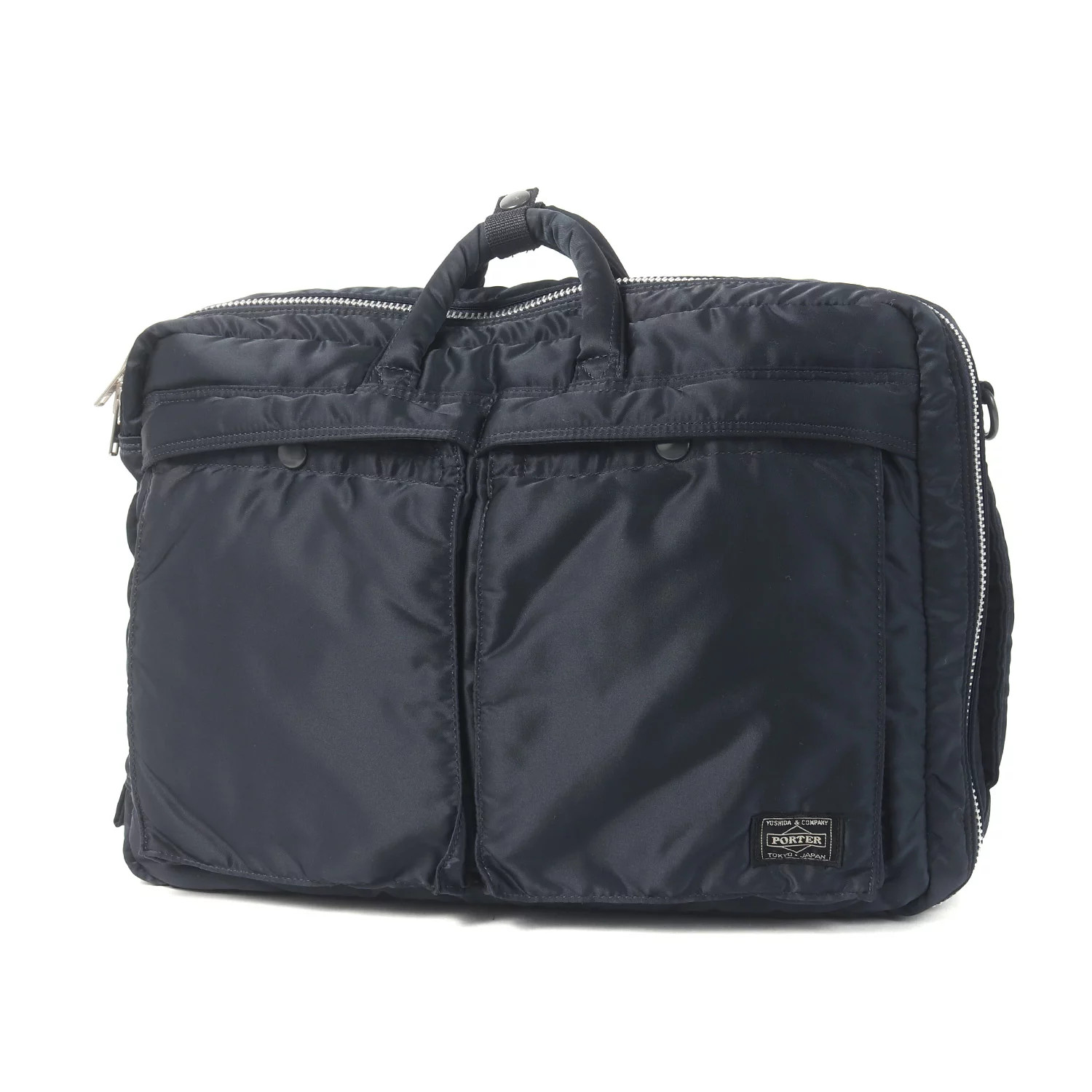 HEAD PORTER Tanker 3-Way Briefcase/Navy Blue | Yoshida & Co. [Men’s] [Used]