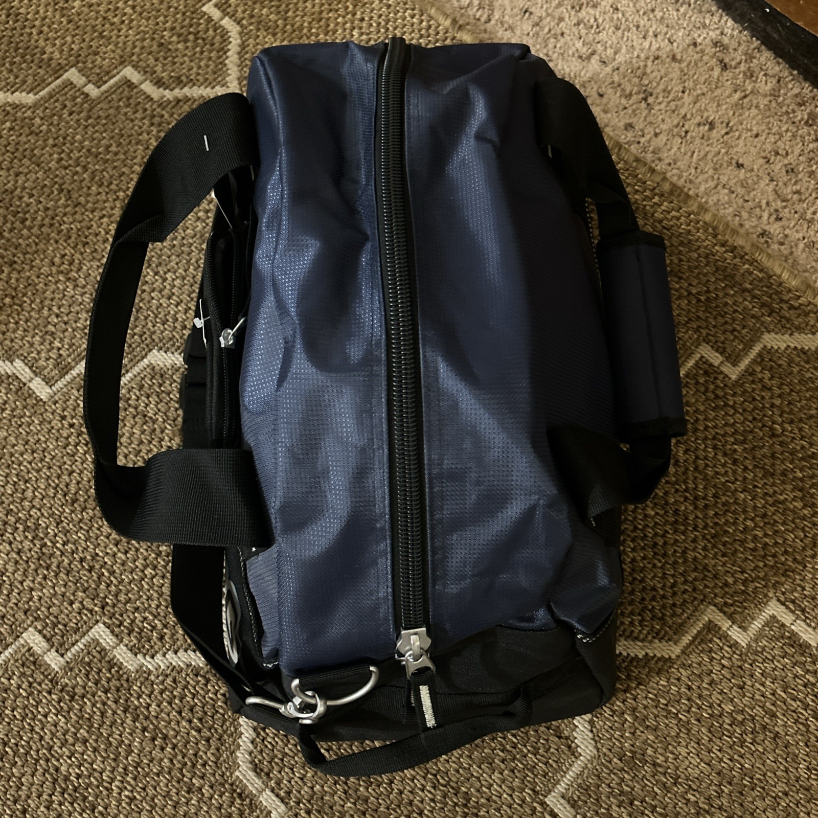 OGIO Half Dome Dark Blue & Black Duffel Bag W/ Embroidered Pepsi Logo NEW NWT!