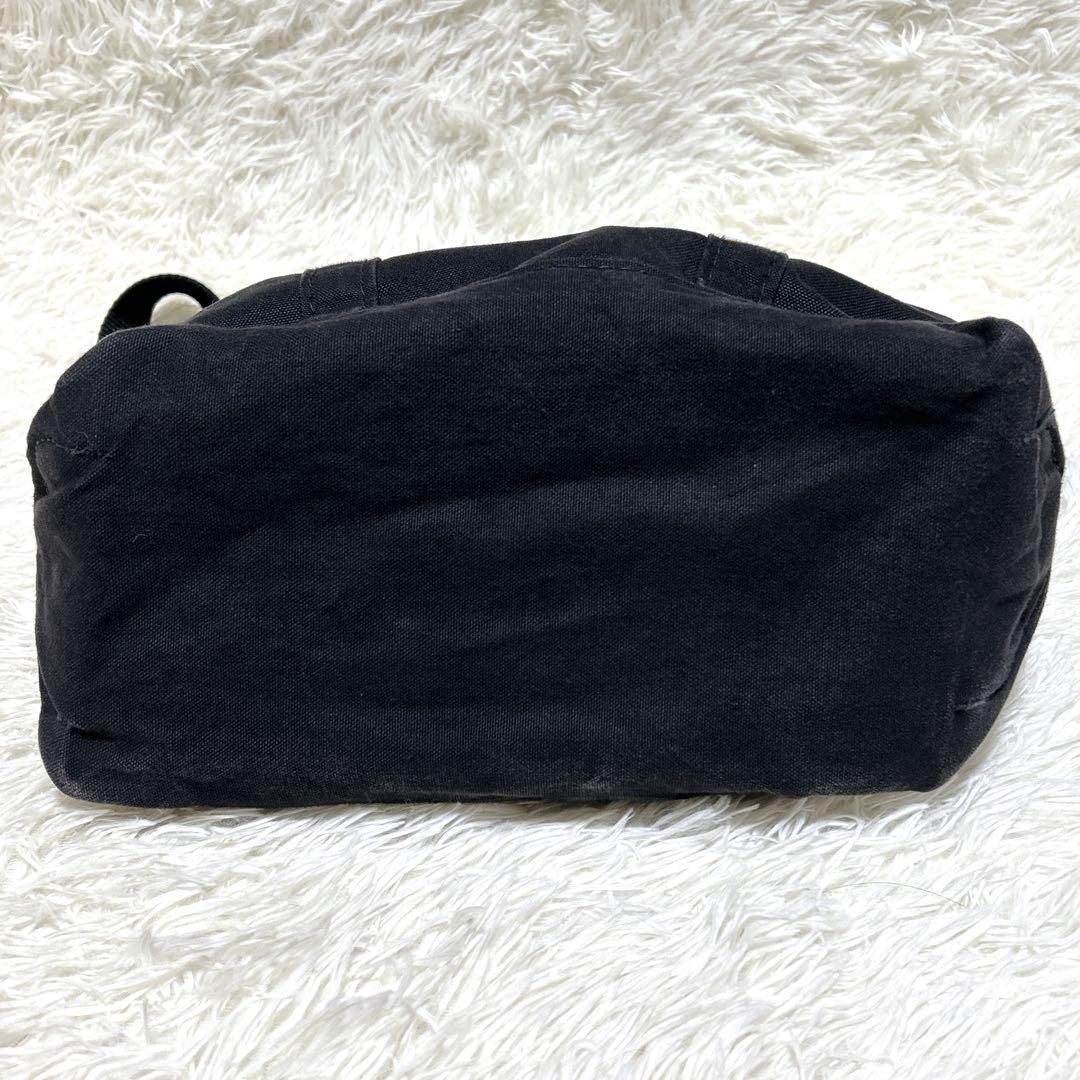 KCP Key stone Canvas Shoulder Bag Black Used 13x16x8 inches